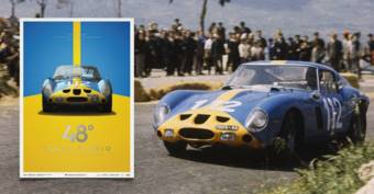 Nejoblíbenější díla v historii Automobilistu znovu ožívají. Tři grafiky ikonického vozu Ferrari 250 GTO vznikají v limitované sérii