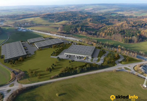 Sklady společnosti Sázava Logistics Park k pronájmu