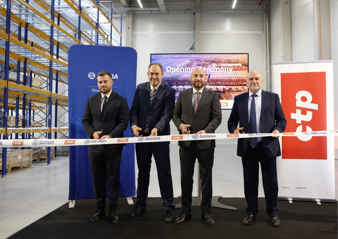 CTP a Škoda Group otevírají v Plzni nové logistické centrum