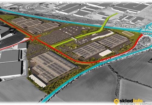 Sklady společnosti Sklad k pronájmu 77 000 m² - Kosmonosy | D+D Park Kosmonosy 2 k pronájmu